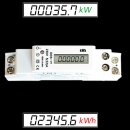 Digital alternating current meter electric meter 230V *DIN rail mount* kW/kWh ZW3