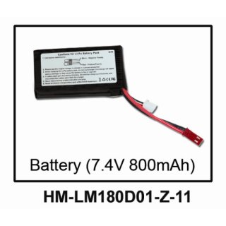 HM-LM180D01-Z-11 - Battery (7.4V 800mAh)