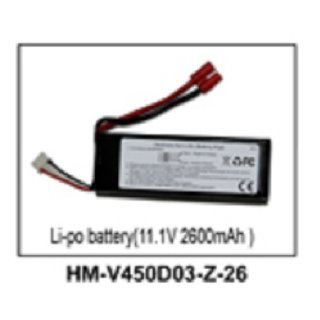 HM-V450D03-Z-26 - Li-po Battery (11.1V2600mAh 25C)