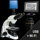 Mikroskopkamera Mikroskop Kamera C-Mount Apple I-Phone I-Pad Android-Ger&auml;t (USB 2.0 und Wi-Fi) Forschung, Lehre,  Labor, Medizin MCH