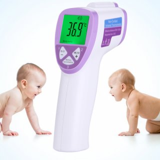 Digitales Infrarot Thermometer Baby Kind Stirn Thermometer kontaktlos Temperatur Messung FT1