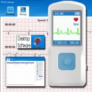 Portable ECG Device Monitor Bluetooth Diagnostic Software ECG Curve Wireless USB OMC