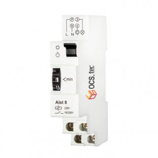 Programmable timer switch *DIN rail mount* outside and garage illumination/lighting staircase ZZ1