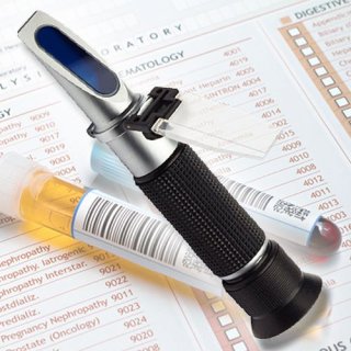 Refractometer Vet Veterinary Medicine Practice Laboratory Emicition Serum High-Protein Blood Concentration R05