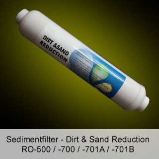 Sediment filter dirt &amp; sand U09