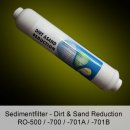 Sedimentfilter Umkehrosmose Filter U09