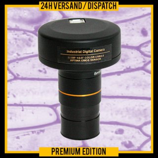 Digital Mikroskop Mikroskopkamera USB-Kamera (8 Megapixel) Okular Tierarzt Arzt MC8