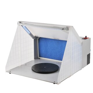 LED Airbrush Absauganlage Absaugen Sprühnebel Lackieren Filter LED Beleuchtung AS3