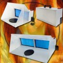 LED Airbrush Absauganlage Absaugen Sprühnebel Lackieren Filter LED Beleuchtung AS3