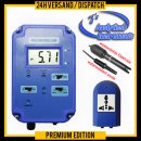 PH &amp; Temperatur Controller Messger&auml;t Regler Meter wasserdichte Mini-Elektrode Aquarium Koi P24